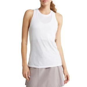 NWOT Zella Accelerate Seamless Run Tank - White - M